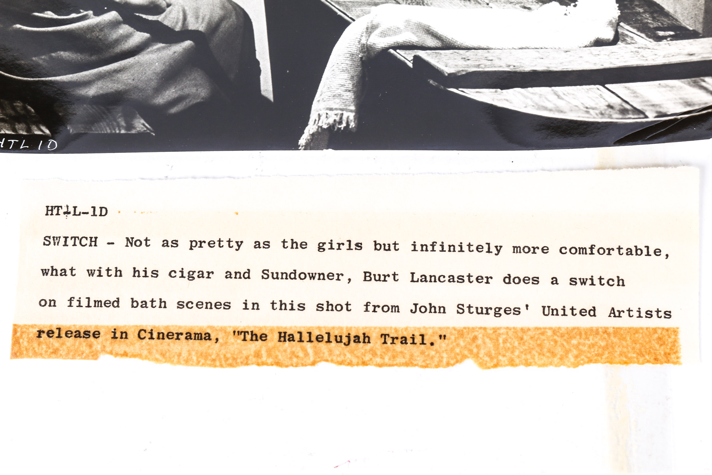 Vintage Hollywood Photographs including Rock Hudson and Other Stars