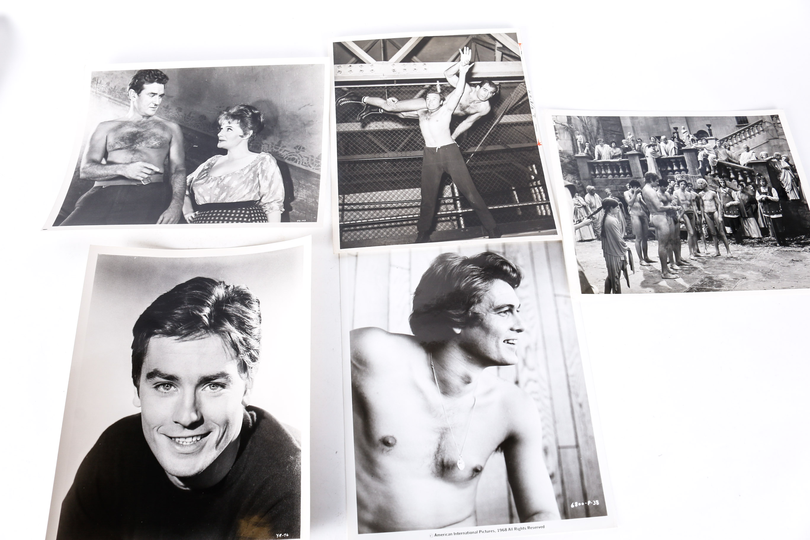 Vintage Hollywood Photographs including Rock Hudson and Other Stars