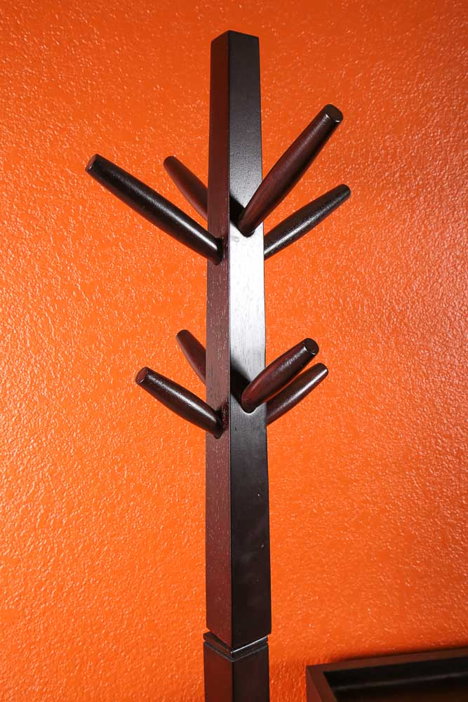 Desk, Stool and Coat Rack