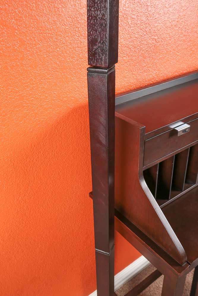 Desk, Stool and Coat Rack