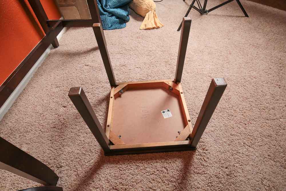 Desk, Stool and Coat Rack