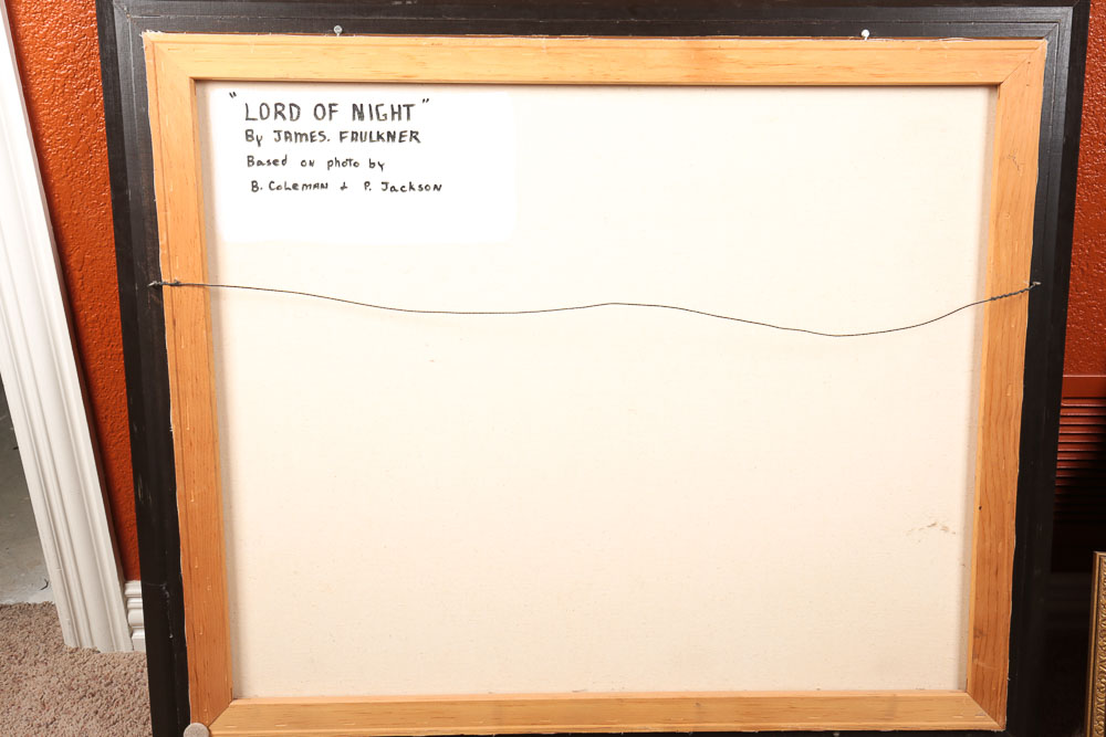 James Faulkner Oil Painting "Lord of Night"