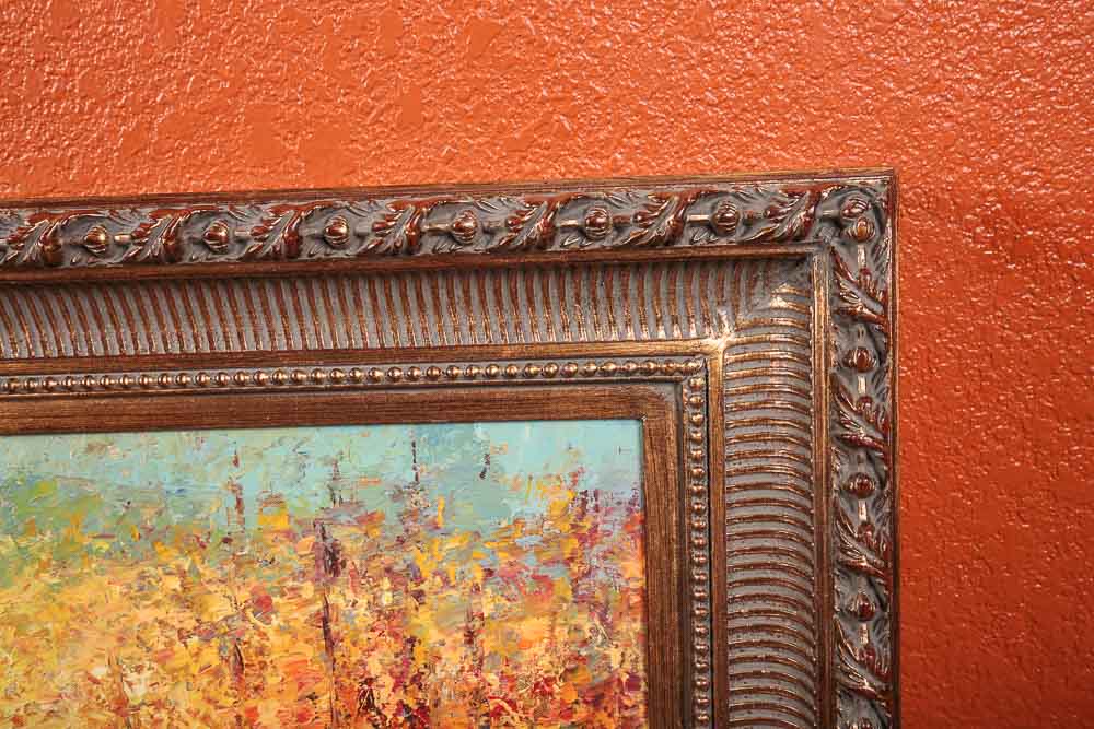 Topaz Acrylic Painting of an Autumn Walk