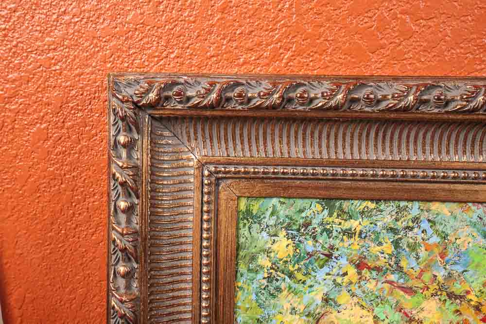 Topaz Acrylic Painting of an Autumn Walk