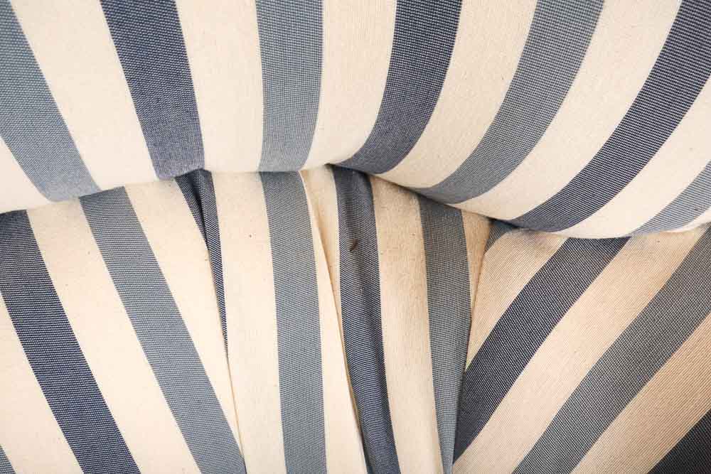 Clayton Marcus Upholstered Armchair and Ottoman