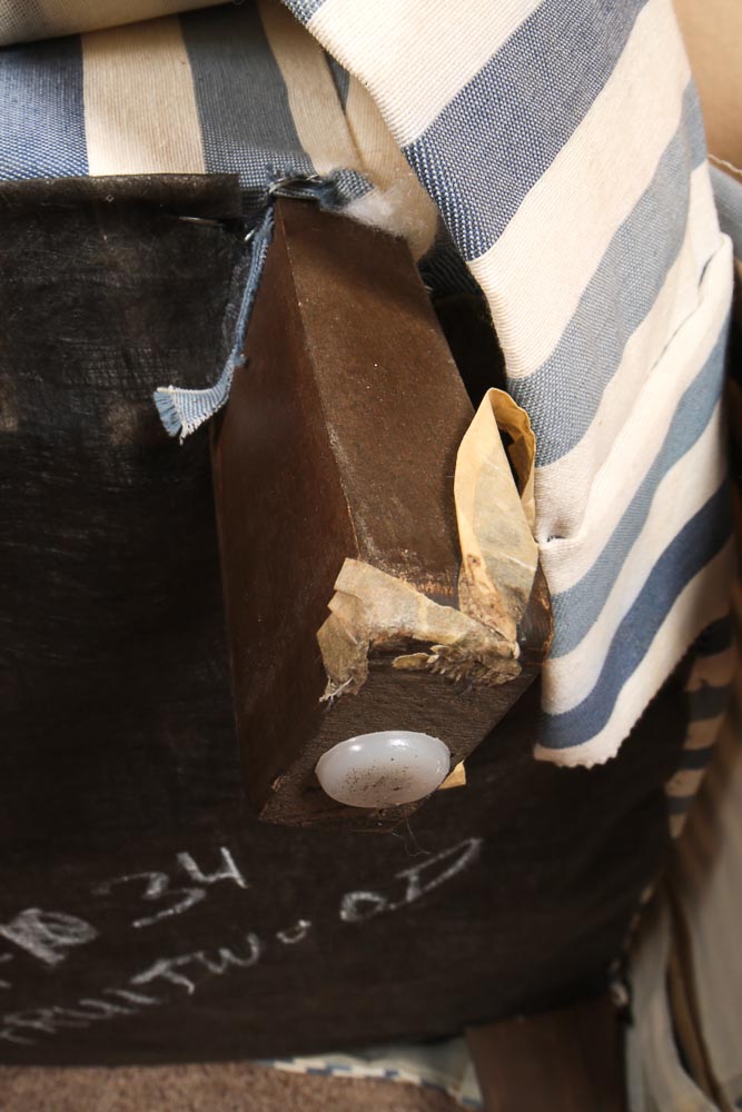 Clayton Marcus Upholstered Armchair and Ottoman