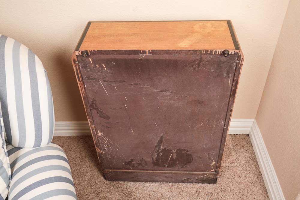 Vintage Bookshelf and Collection of Vintage Children's Books