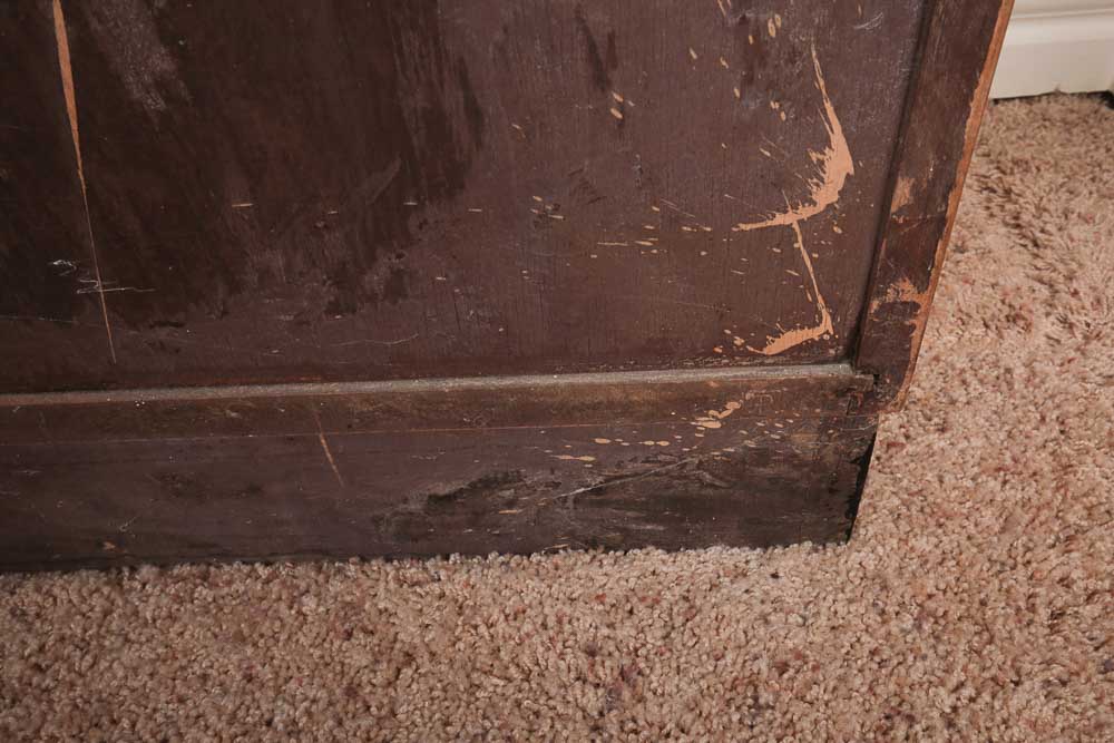 Vintage Bookshelf and Collection of Vintage Children's Books