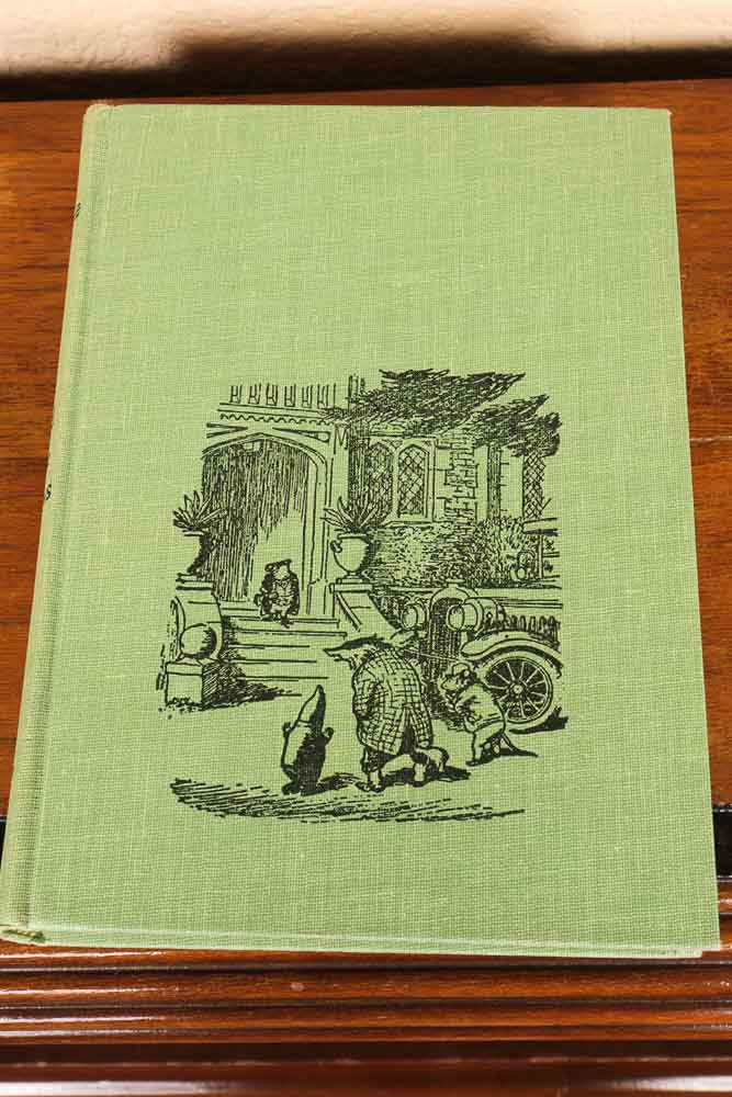 Vintage Bookshelf and Collection of Vintage Children's Books