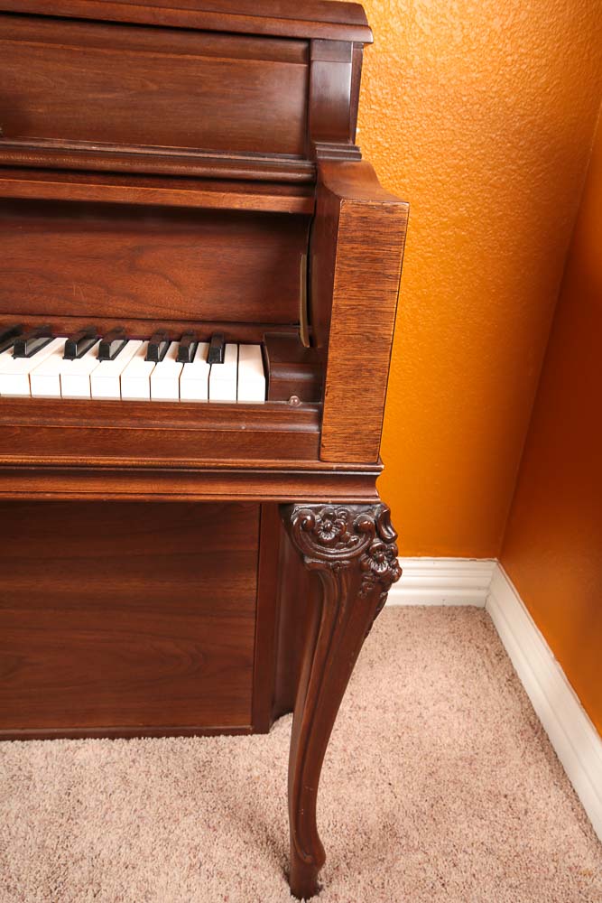 Chickering Spinet Piano and Bench