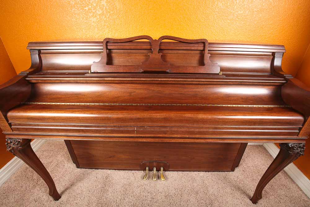 Chickering Spinet Piano and Bench