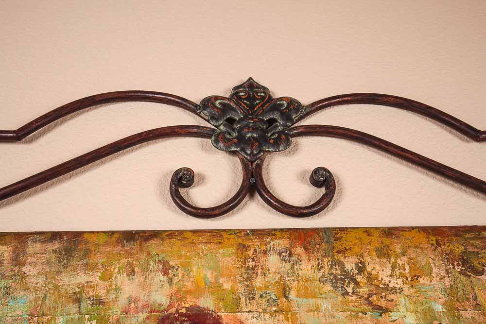 Contemporary Floral Oil Painting Wall Hanging