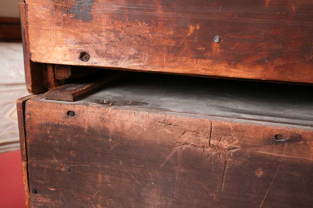 Antique Empire Style Flame Mahogany Secretary