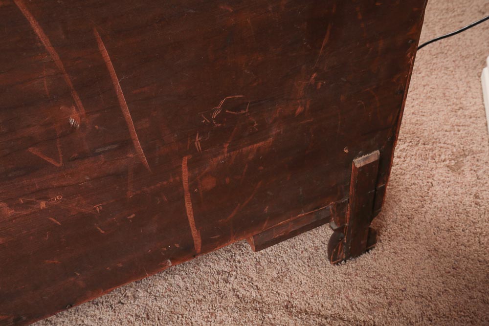 Antique Empire Style Flame Mahogany Secretary