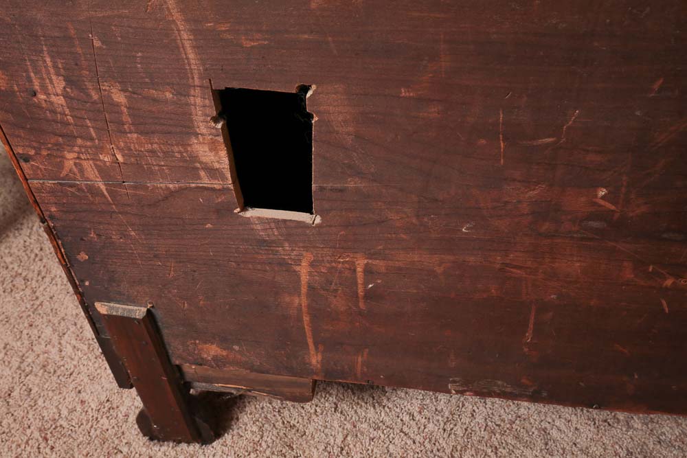 Antique Empire Style Flame Mahogany Secretary