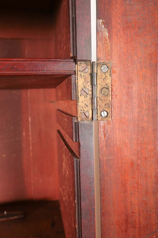 Antique Empire Style Flame Mahogany Secretary