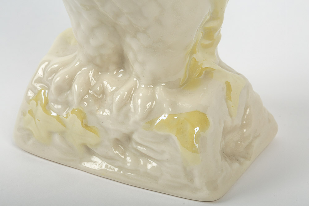 Belleek Owl Vase