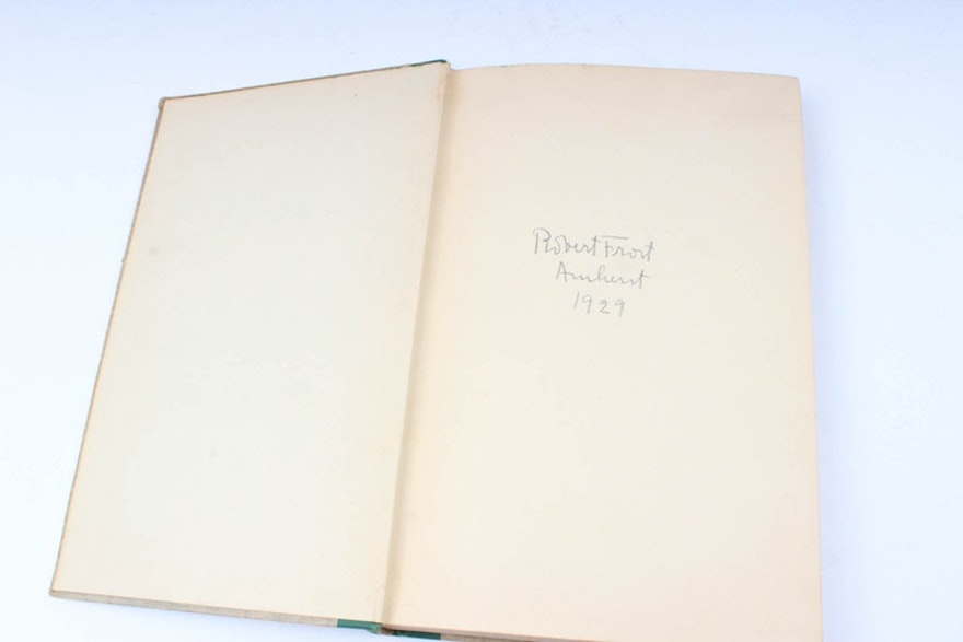 Robert Frost Signed 1928 First Edition of "Selected Poems"