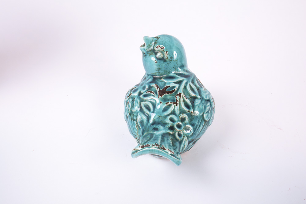 Turquoise and Silver Tone Home Decor