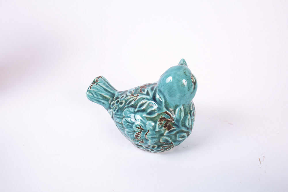 Turquoise and Silver Tone Home Decor