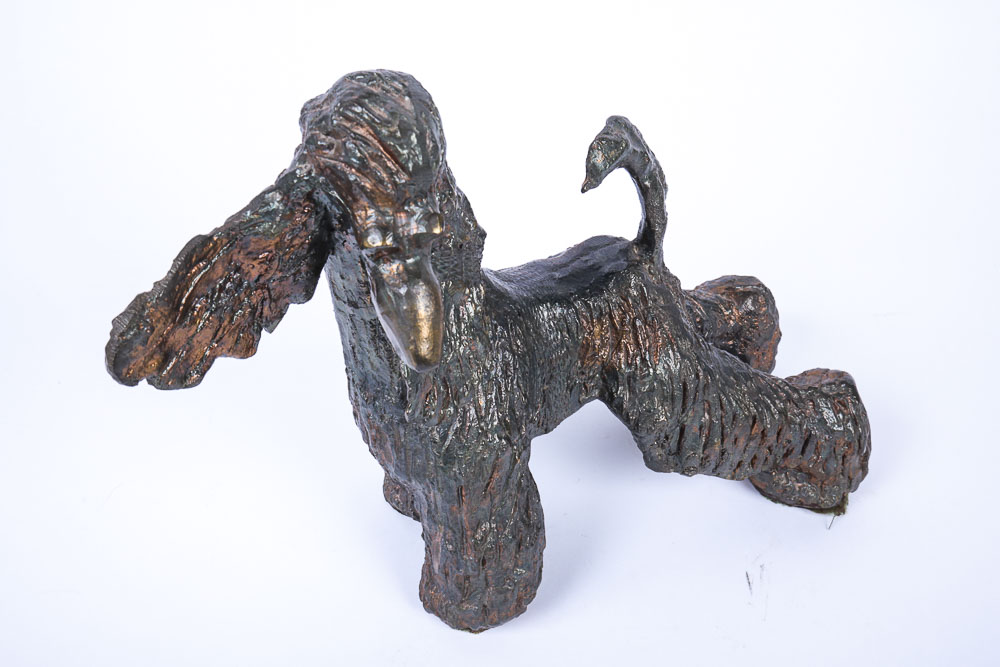 Bronze Afghan Hound Sculpture