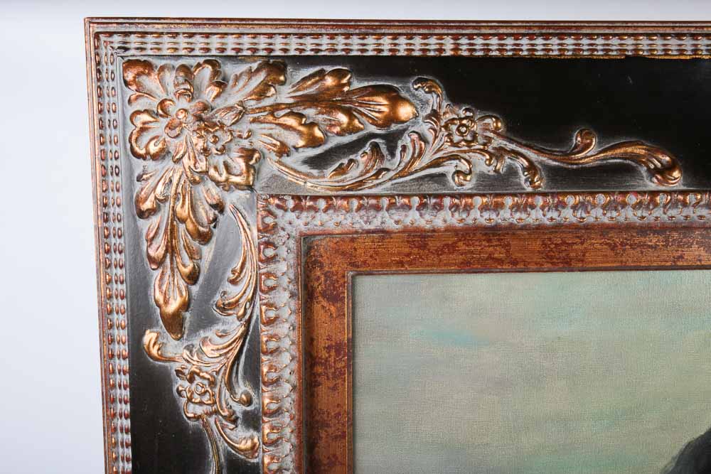 Copy Oil Painting Portrait of a Spaniel