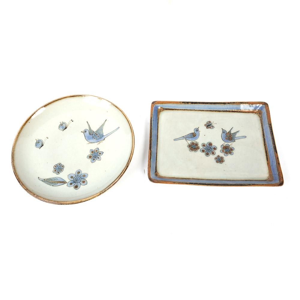 Hand Painted Mexican Stoneware