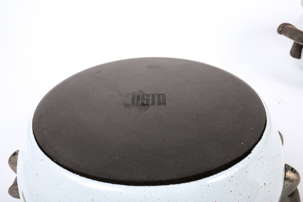 Vintage Lidded Enameled Cookware