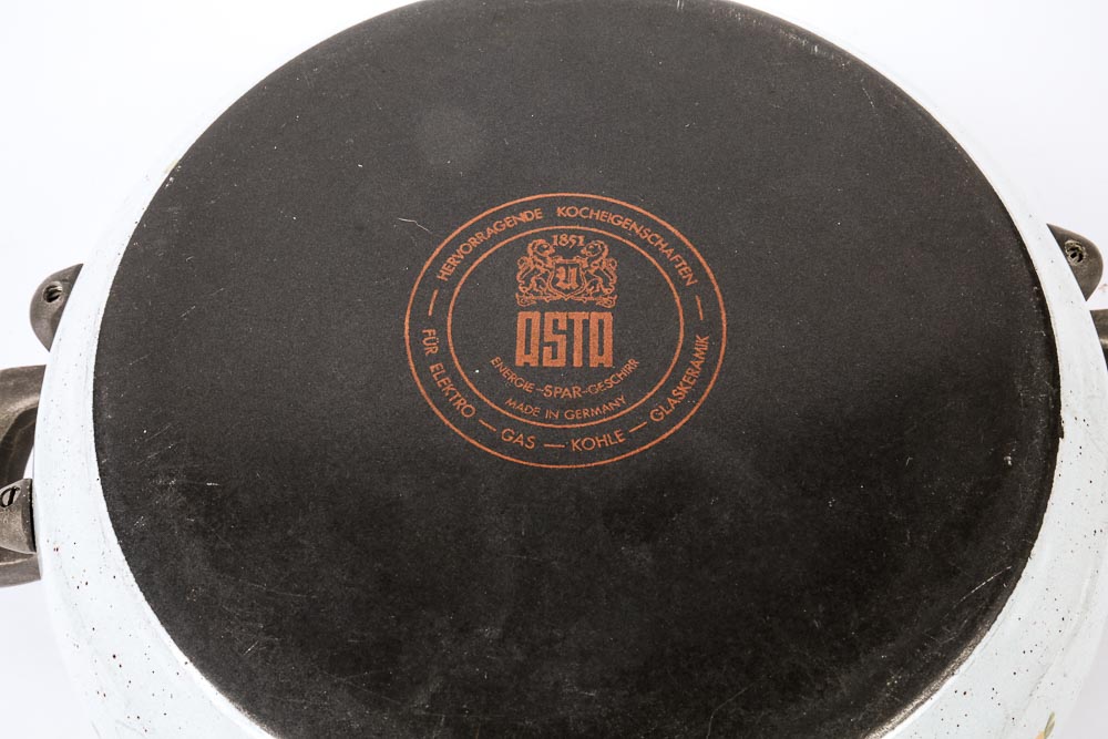 Vintage Lidded Enameled Cookware