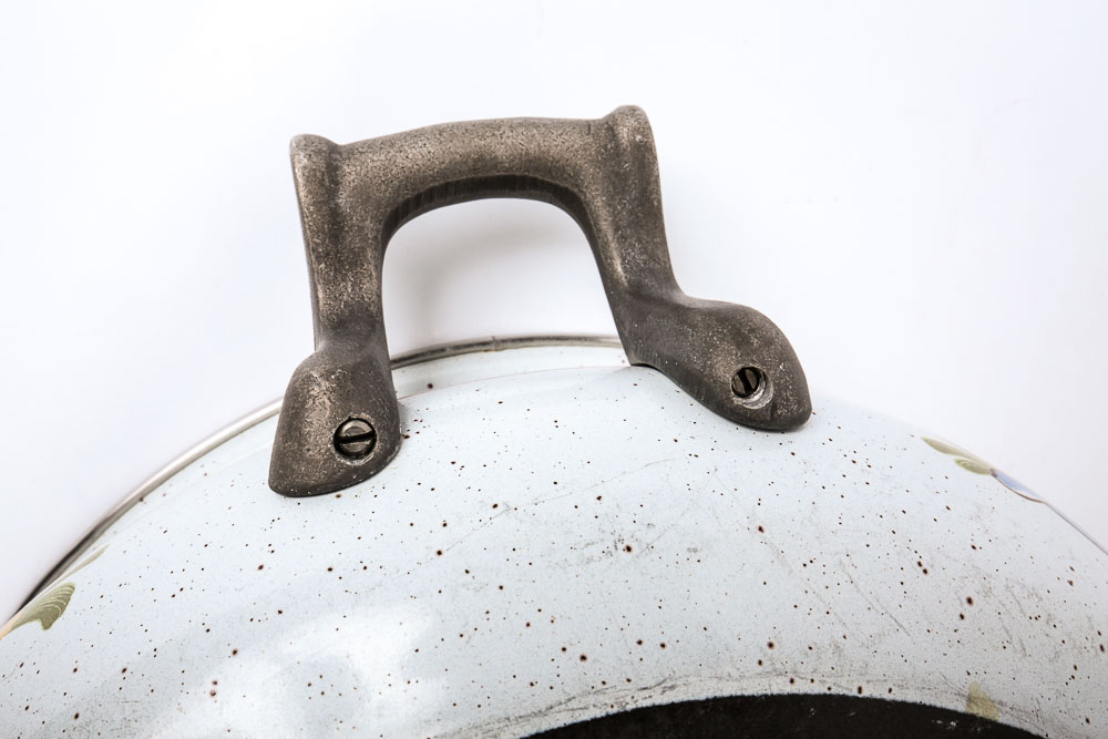 Vintage Lidded Enameled Cookware