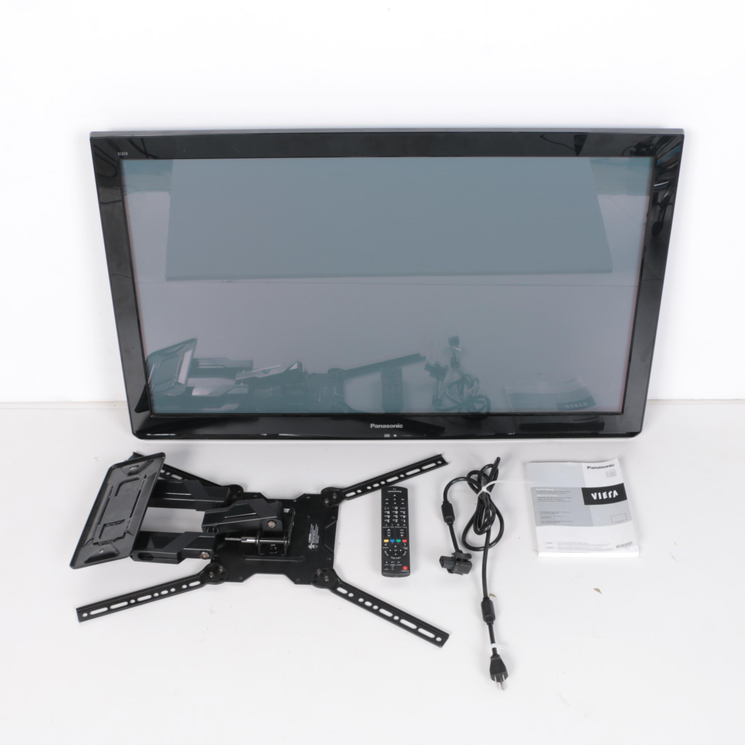 Panasonic Viera 42" Plasma Television and Wall Mount