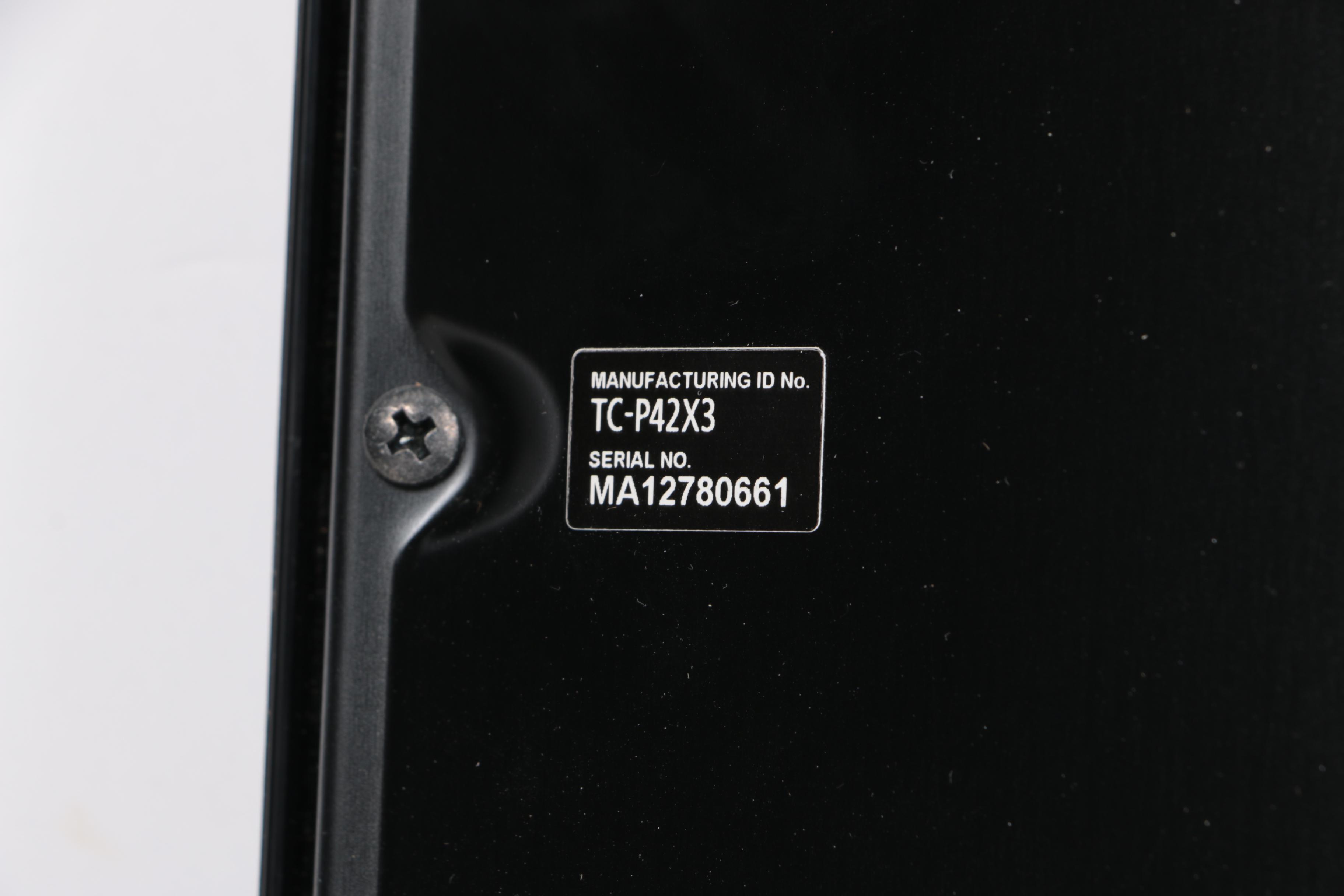 Panasonic Viera 42" Plasma Television and Wall Mount