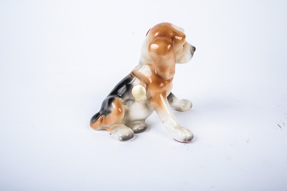 Collection of Ceramic Dog Figurines