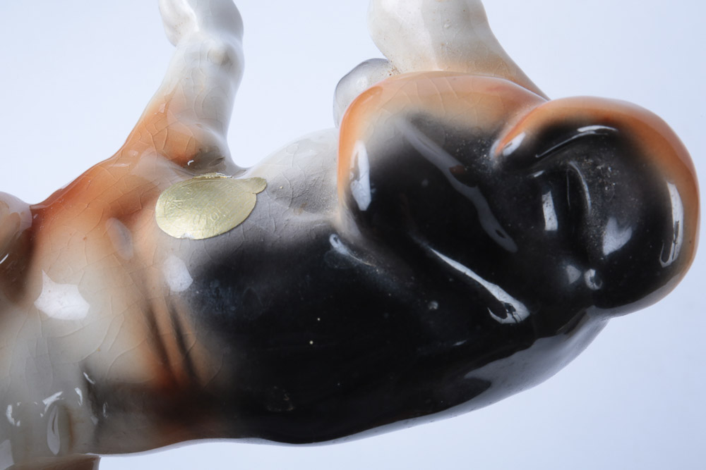 Collection of Ceramic Dog Figurines