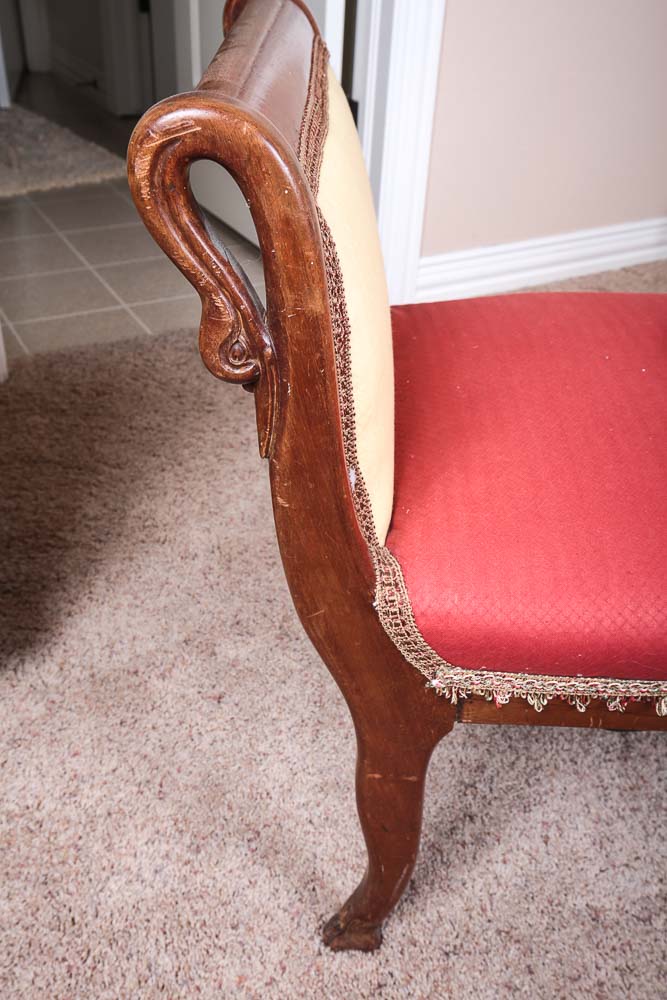 French Empire-style Upholstered Daybed