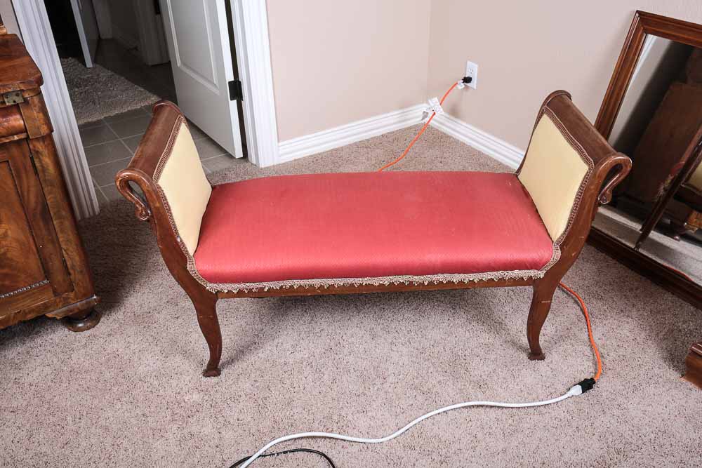 French Empire-style Upholstered Daybed