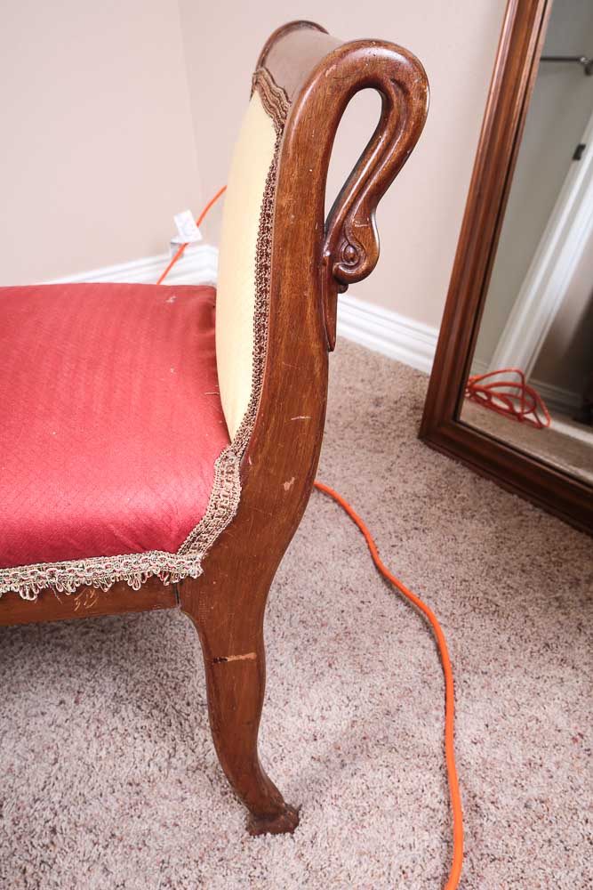 French Empire-style Upholstered Daybed