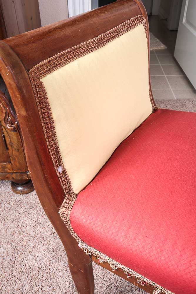 French Empire-style Upholstered Daybed