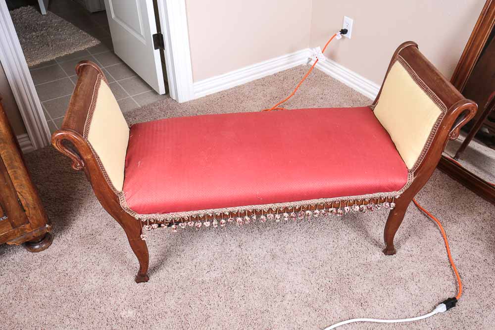 French Empire-style Upholstered Daybed