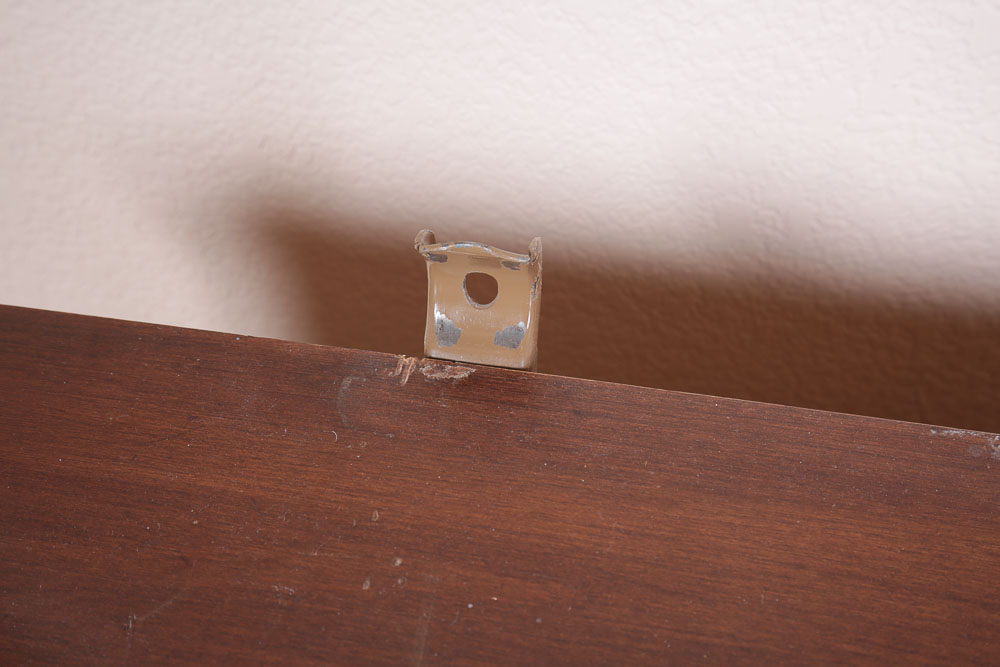 Vintage Wood Dresser and Mirror