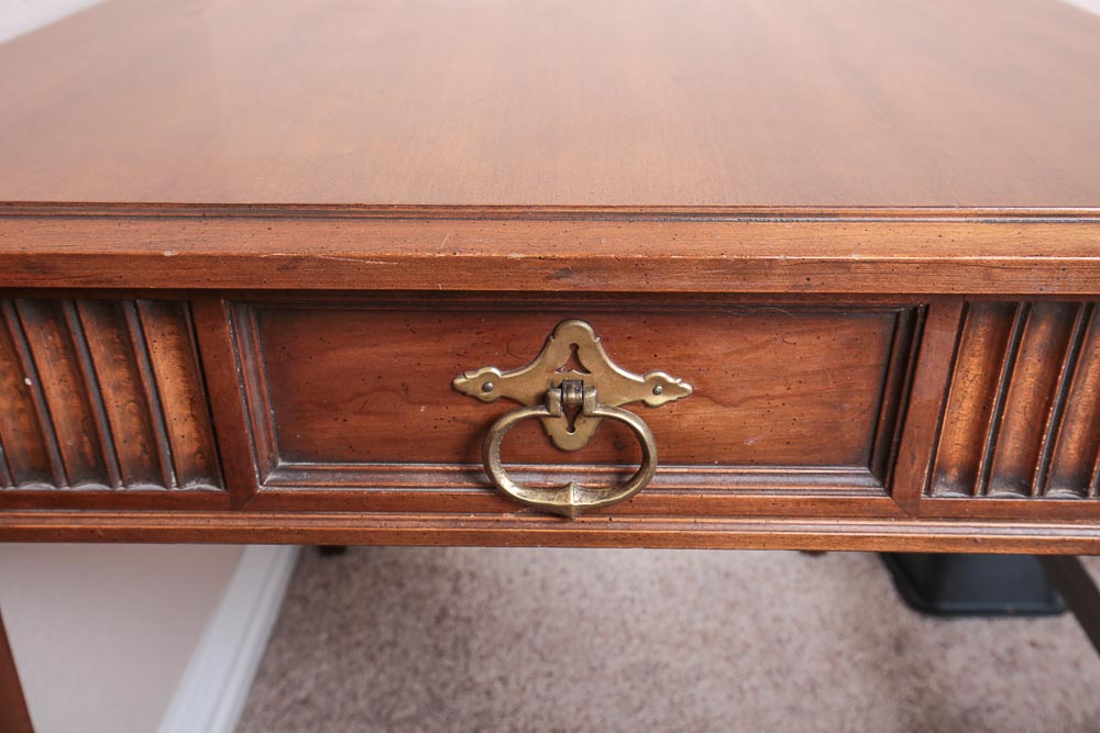 Vintage Wood Side Table by Heritage