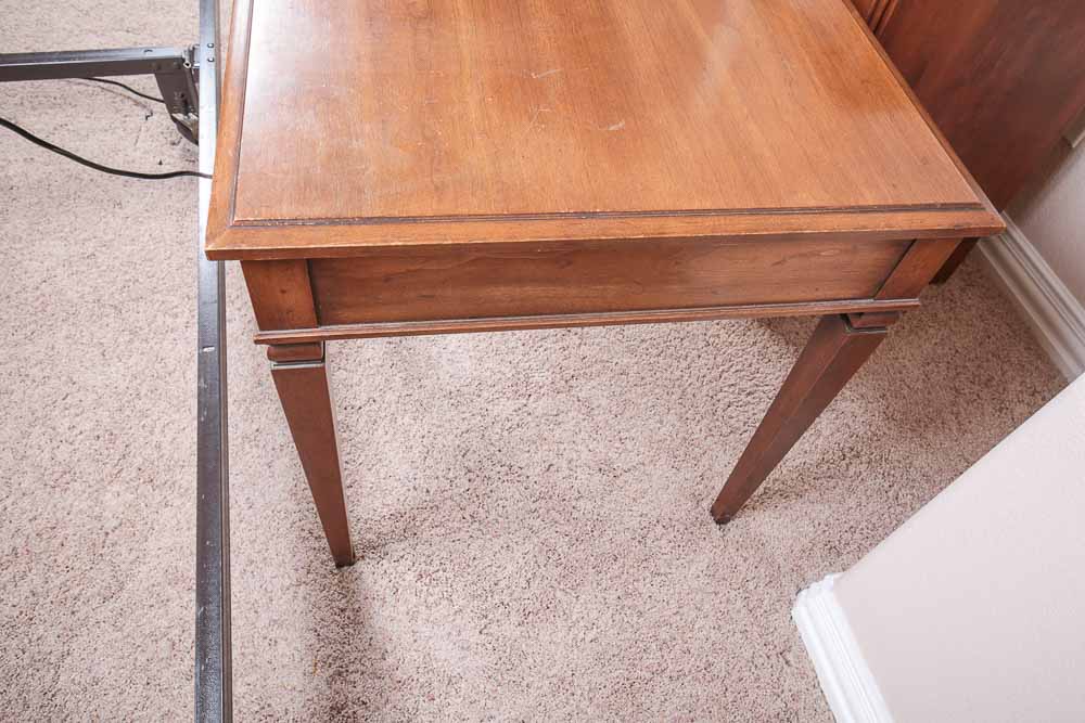 Vintage Wood Side Table by Heritage