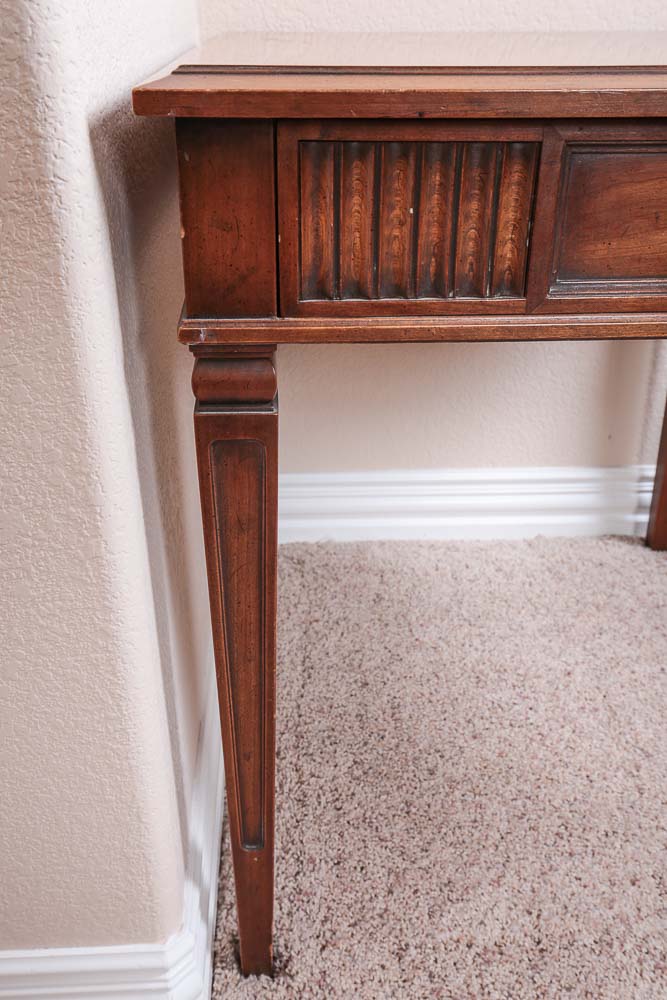 Vintage Wood Side Table by Heritage