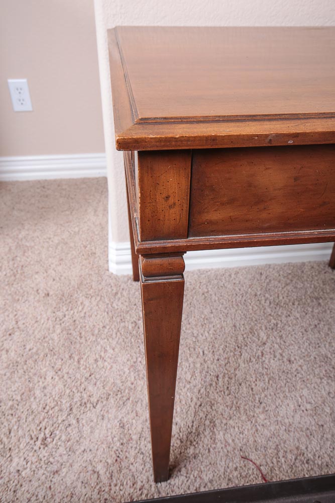 Vintage Wood Side Table by Heritage