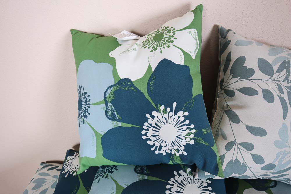 Variety of Outdoor Pillows