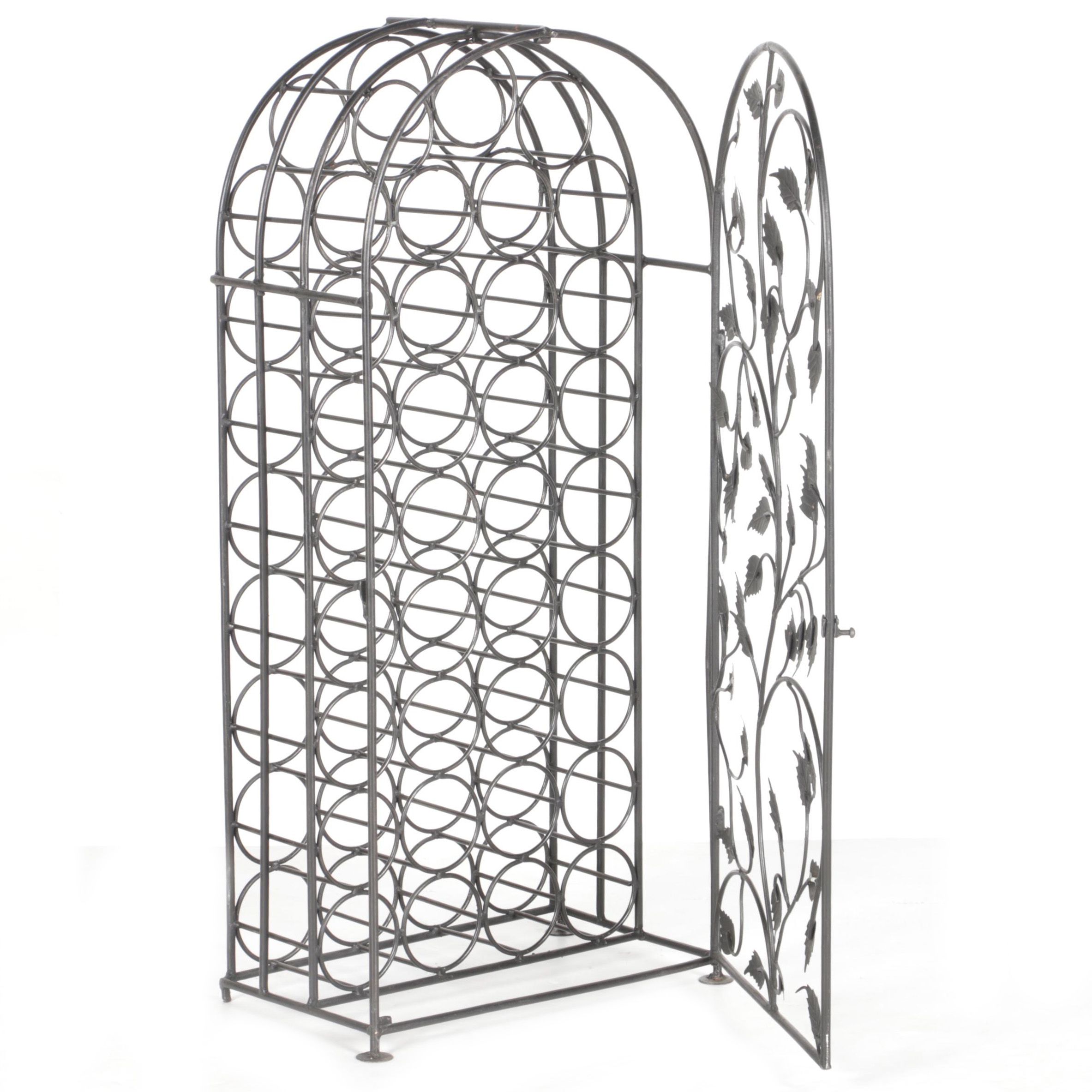 Wrought Iron Wine Rack