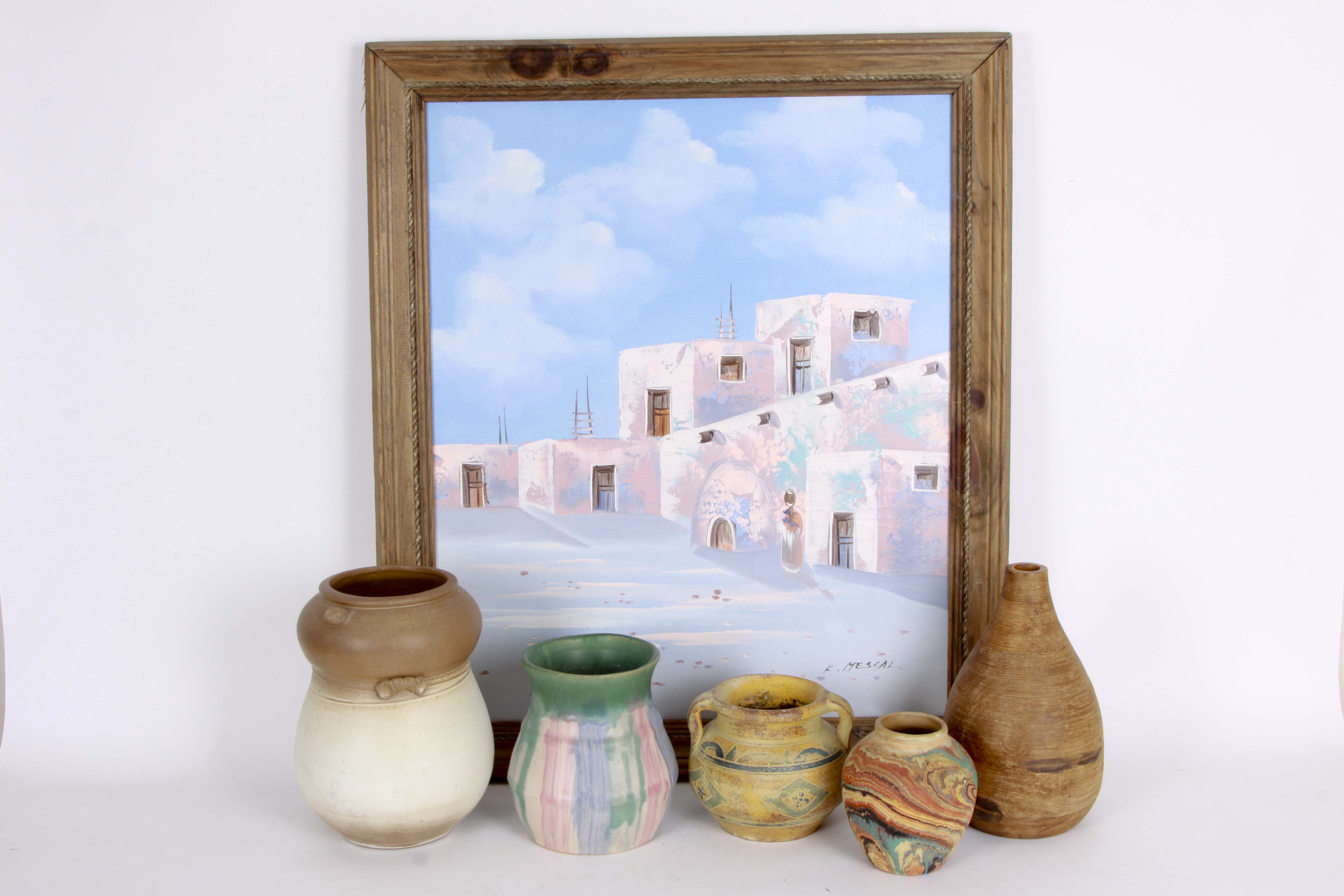 K Mescal Painting and Southwestern Pottery