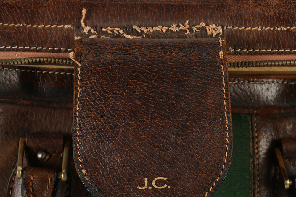 Vintage Gucci Leather Tote Bag and a Leather Hand Bag