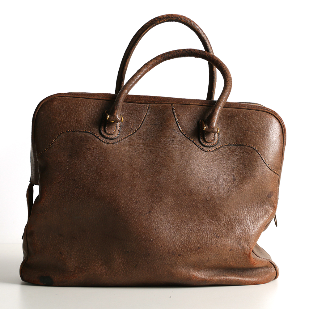 Vintage Gucci Leather Tote Bag and a Leather Hand Bag