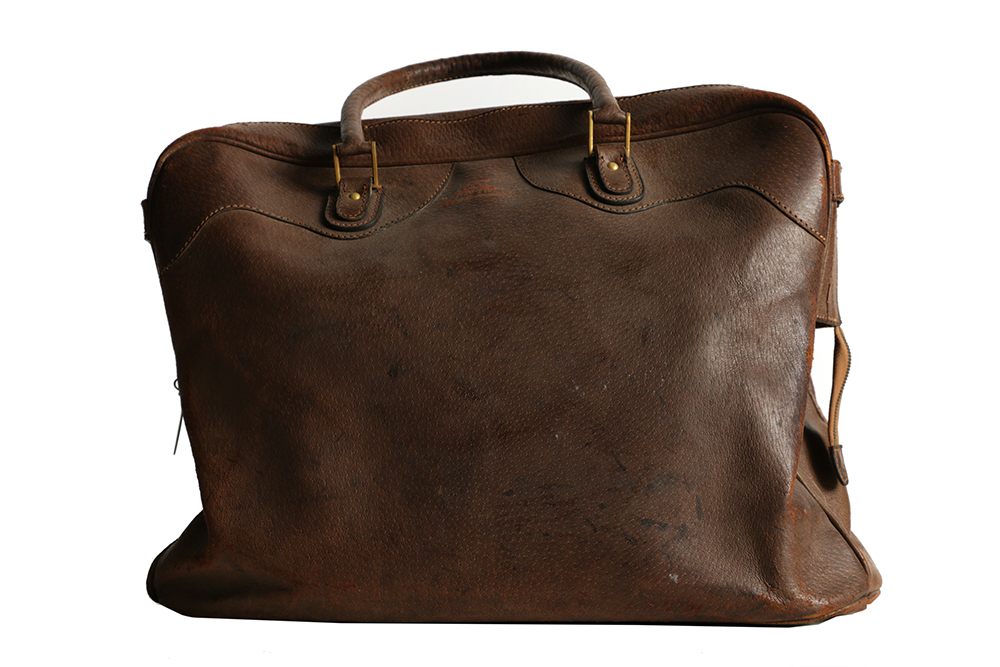 Vintage Gucci Leather Tote Bag and a Leather Hand Bag